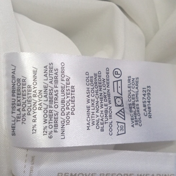 LOFT Black and White Tweed Mini Skirt Size O - Picture 7 of 7